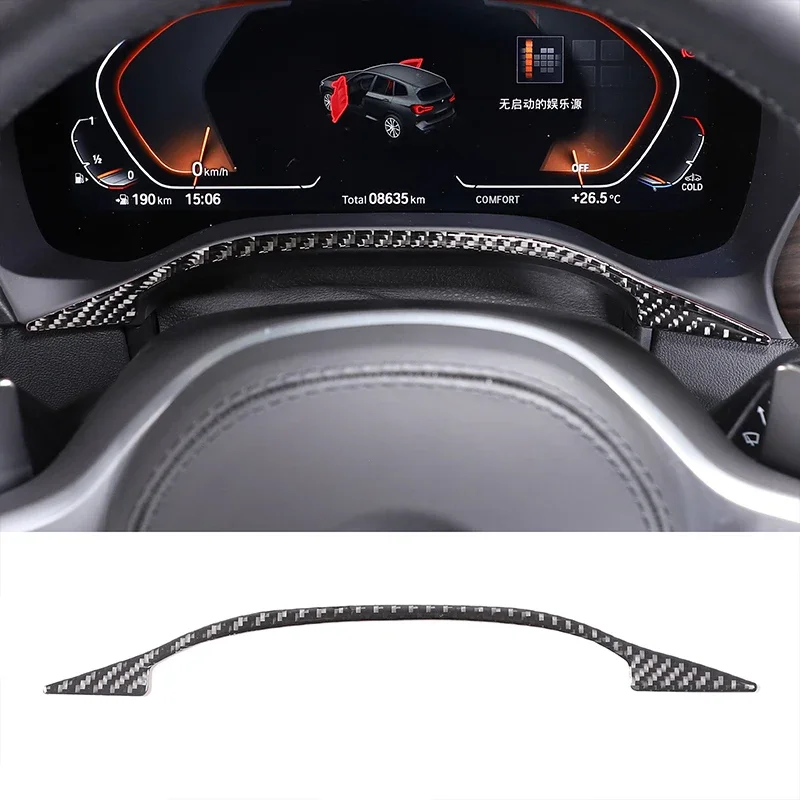 

For BMW X3 G01 2018-2022 Car Styling Soft Carbon Fiber Car Dashboard Trim Stickers Interior Modification Accessories