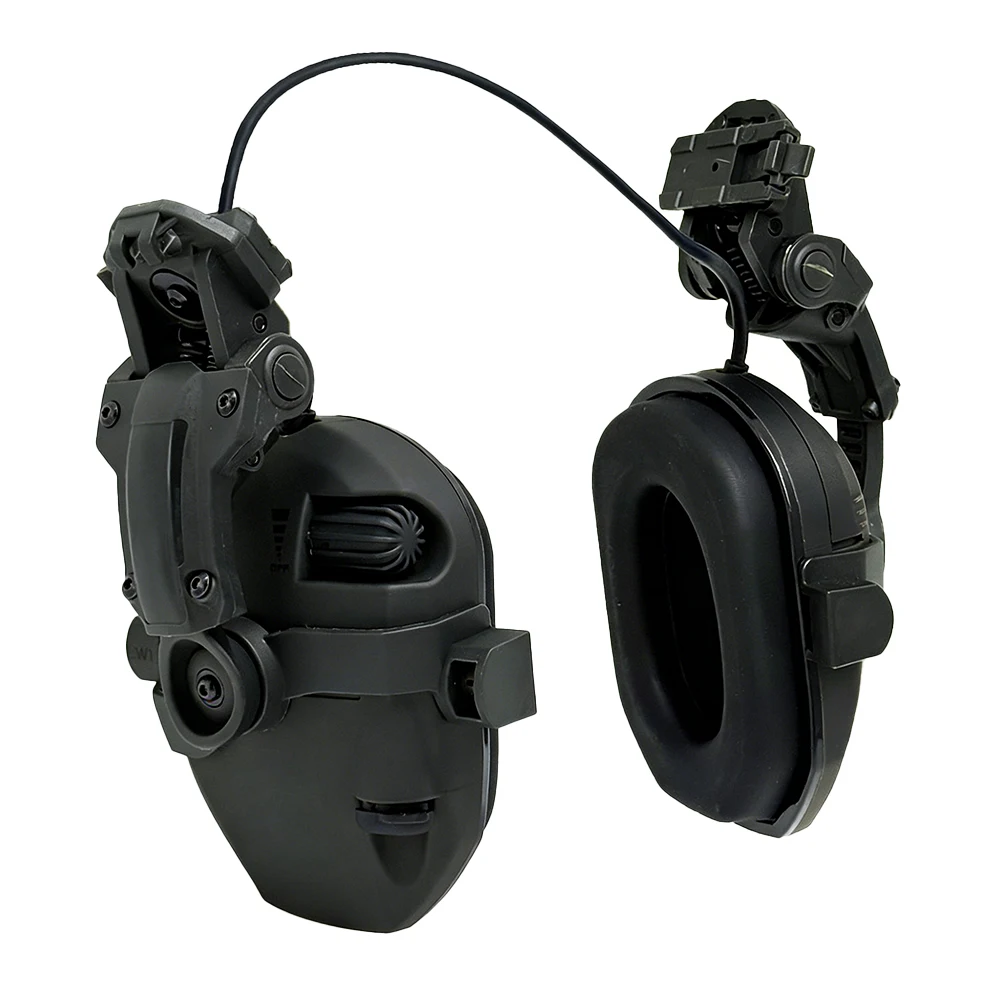 Tactical Electronic Shooting Headset Helmet Mounted NRR 23dB Noise Reduction Hearing Protection for Hunting image 2