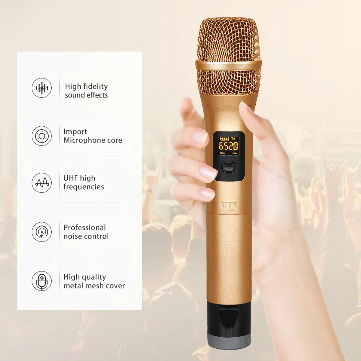 Máquina de Karaoke china de 21,5 pulgadas, micrófono inalámbrico de 4TB, InAndOn, reproductor Internacional, sistema de Karaoke profesional KTV