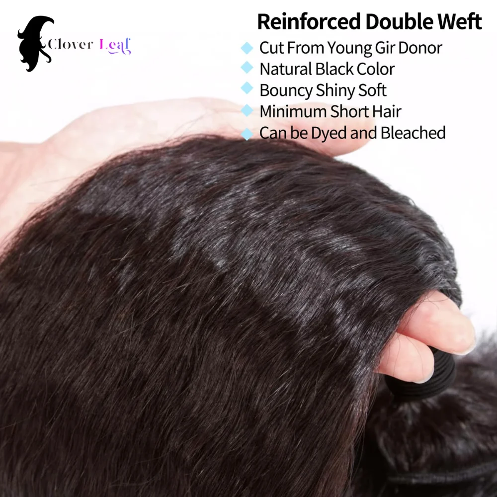 20 22 24 Inch Kinky Straight Bundles Human Hair Yaki Straight Hair Bundles 1/3/4 Pcs 100% Human Hair Bundles And Weaves Brazilian Hair Extensions Raw Hair Bundles Deals For Women Fast Shipping 100% True To Length 12-32 Inch Soft ALIANNA Hair Bundles