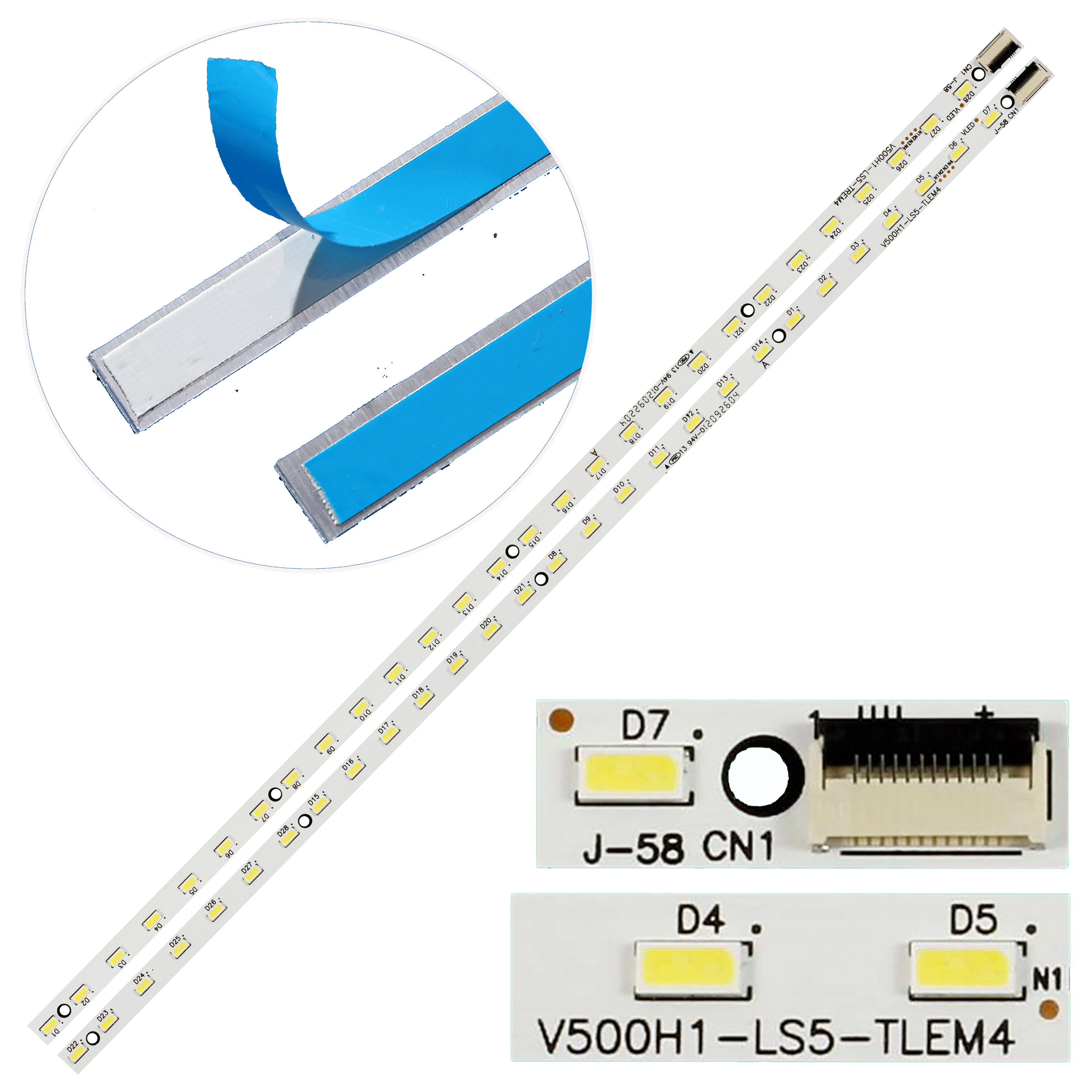 

Лента светодиодной подсветки для 50PF7070 50PF7070VL 50F7440S 50182FHD 4A-D078708 4A-D078707 4A-D071072 4A-D071074 V500H1-LS5-TLEM4