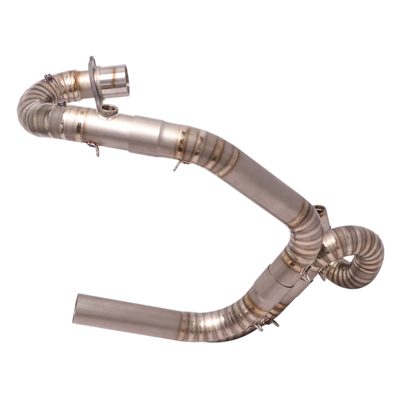 Motorcycle Exhaust Front Pipe For DUCATI MONSTER 797  SCRAMBLER 800 Titanium Alloy  Header Link Tube Connect Mufflers Silencers