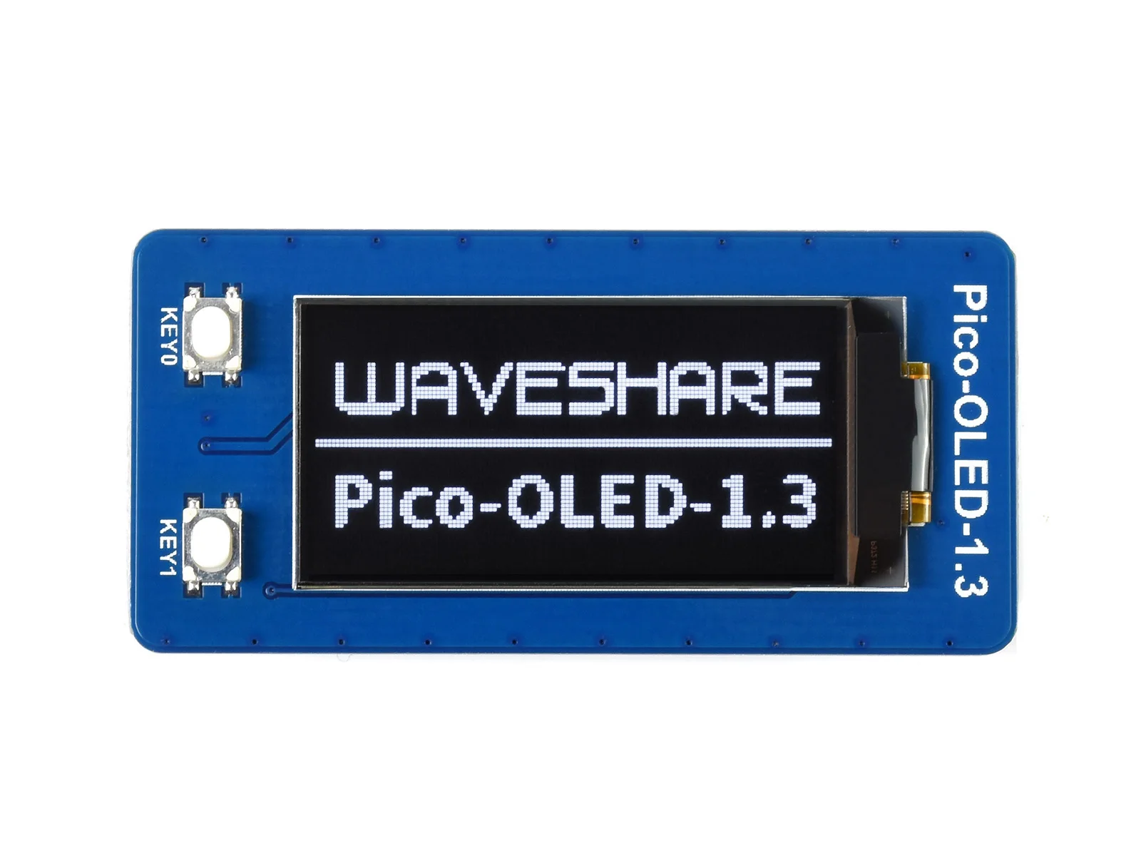 Waveshare 1.3inch OLED Display Module For Raspberry Pi Pico, 64×128 Pixels, Embedded SH1107 Driver,SPI/I2C Interface
