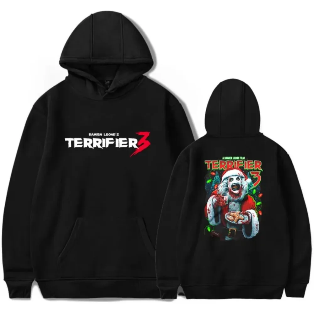 Terrifier Halloween Hoodie For Men/Women Merch Unisex Winter Long Sleeve Sweatshirt Pullover Hooded Streetwear