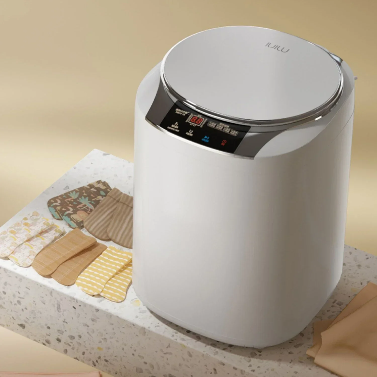 Innovative New Smart Automatic Mini Washing Machine - Compact Size for Space Saving. Perfect for Underwear & Socks