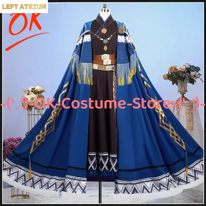 

[Customized Size] Arknights Pramanix The Prerita Cosplay Costume Icefield Messenger Outfit Halloween Carnival Party Uniform Suit