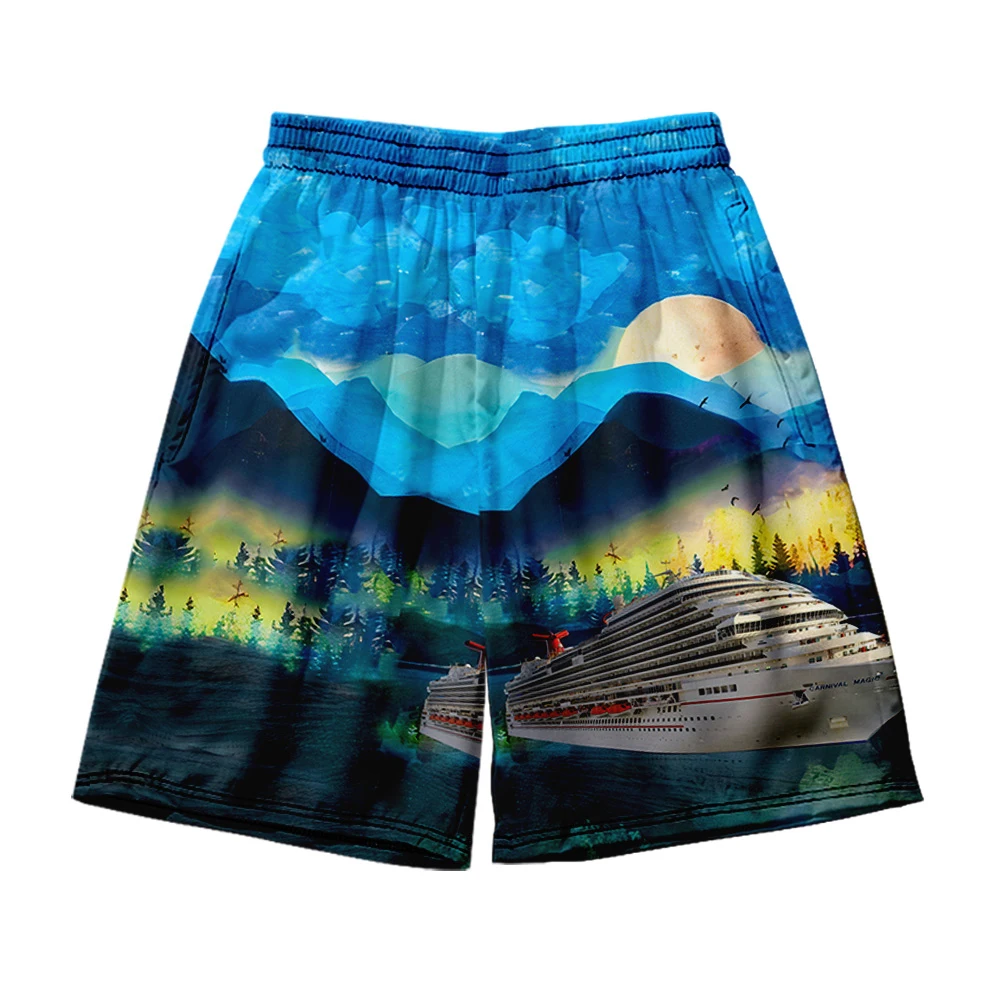 

Beach Shorts Men's and women's clothing 3D digital printing casual shorts Fashion trend couple Pants 17
