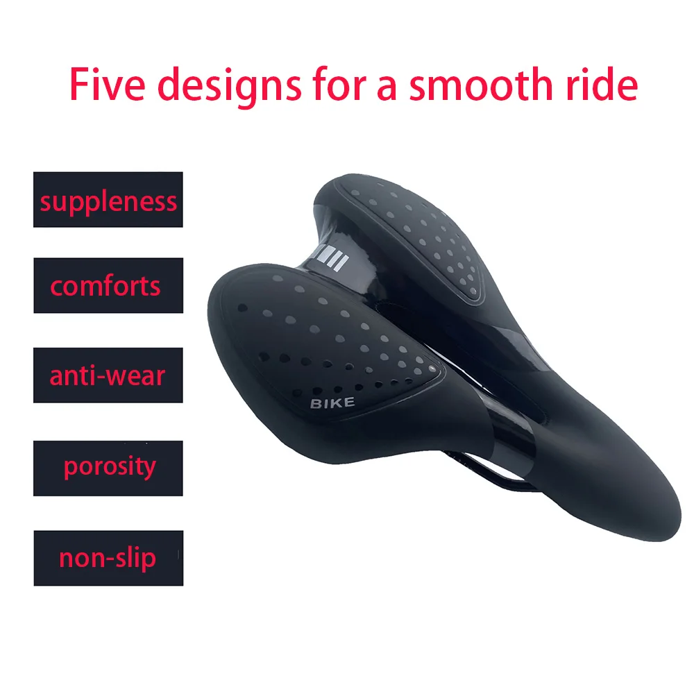 Bicycle saddle mountain bike seat road bike saddle cushion leather ergonomic design Bicycle Accessori