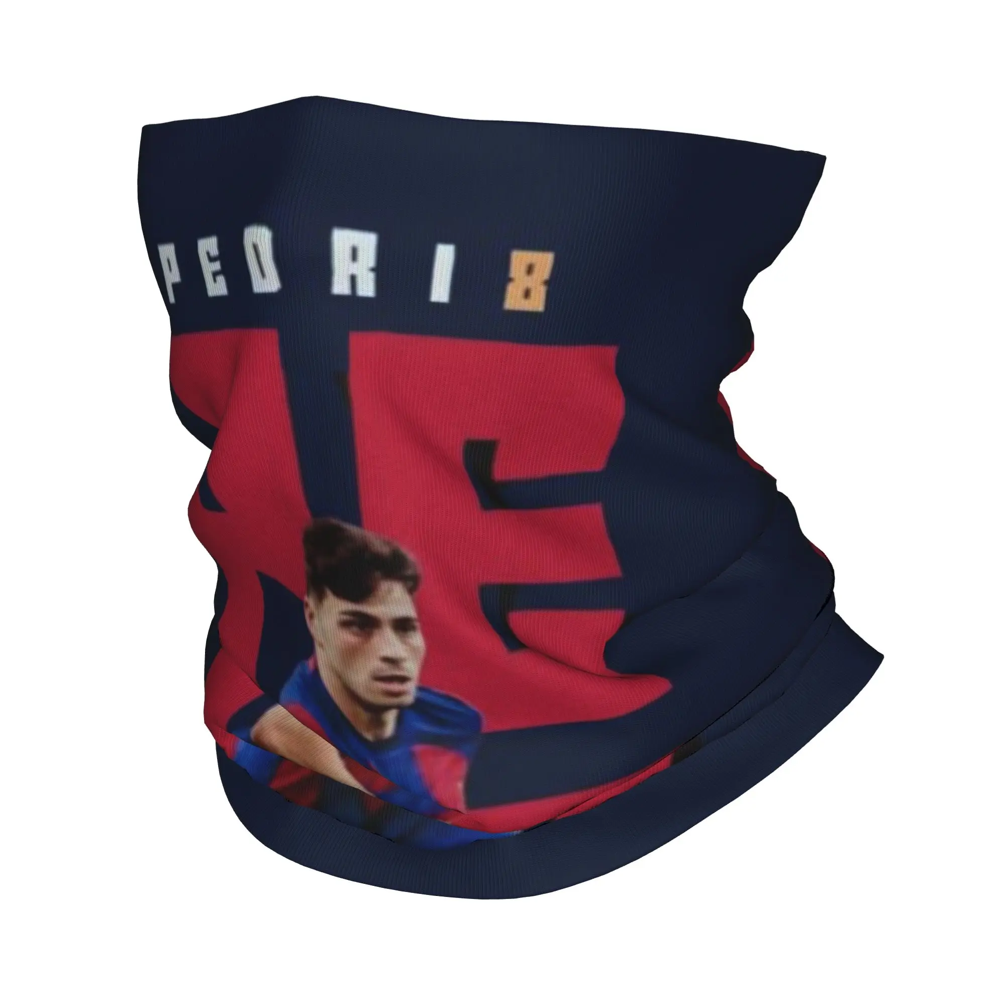 

Pedris Spain Bandana Neck Gaiter Printed Football Soccer Number 8 Wrap Scarf Warm Face Mask Hiking for Men Women Adult