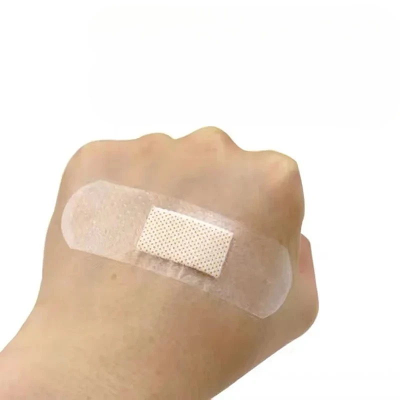 120Pcs/Set Transparent Band Aid Waterproof Plasters First Aid Adhesive Bandages Emergency Kit Wound Dressing Patch Tape