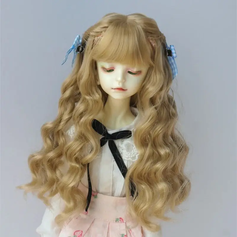 

Princess Wave BJD Wig Butterfly Hairpin Set Compatible with OB11 YOSD MSD SD DOD Blythe Dolls Hair Accessory for All Scale Dolls
