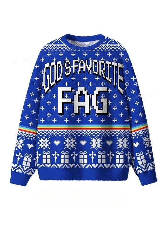 2026 New Ugly Christmas Sweater Pullover,Funny Blue Snowflake 3D Print Sweatshirt, Men‘s Women’s Kid‘s Christmas Party Jumper