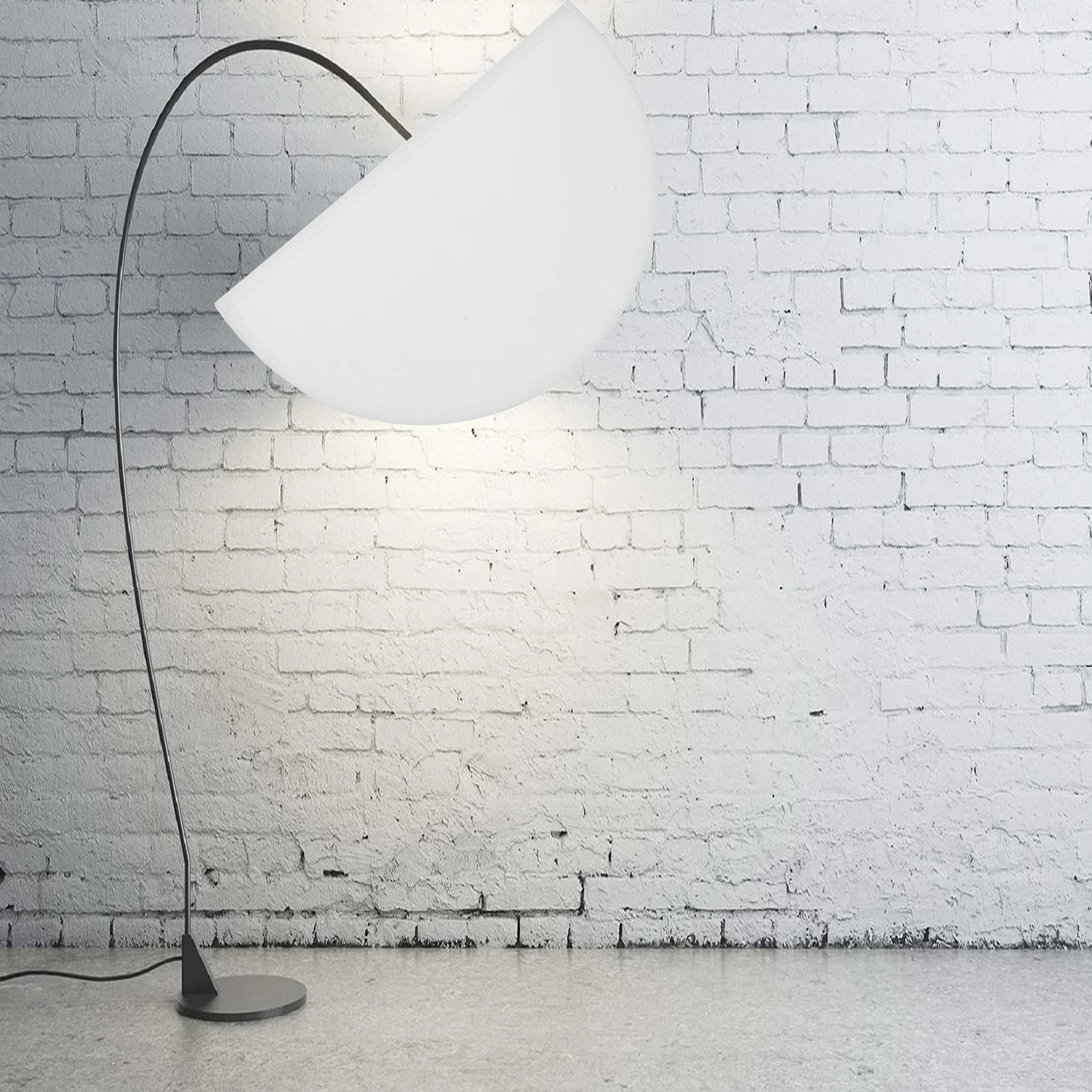 

Semicircle Light Cover Cloth Lampshade Replacement Longtime Use Nice-Looking Proper Size Study Bedroom Living Room