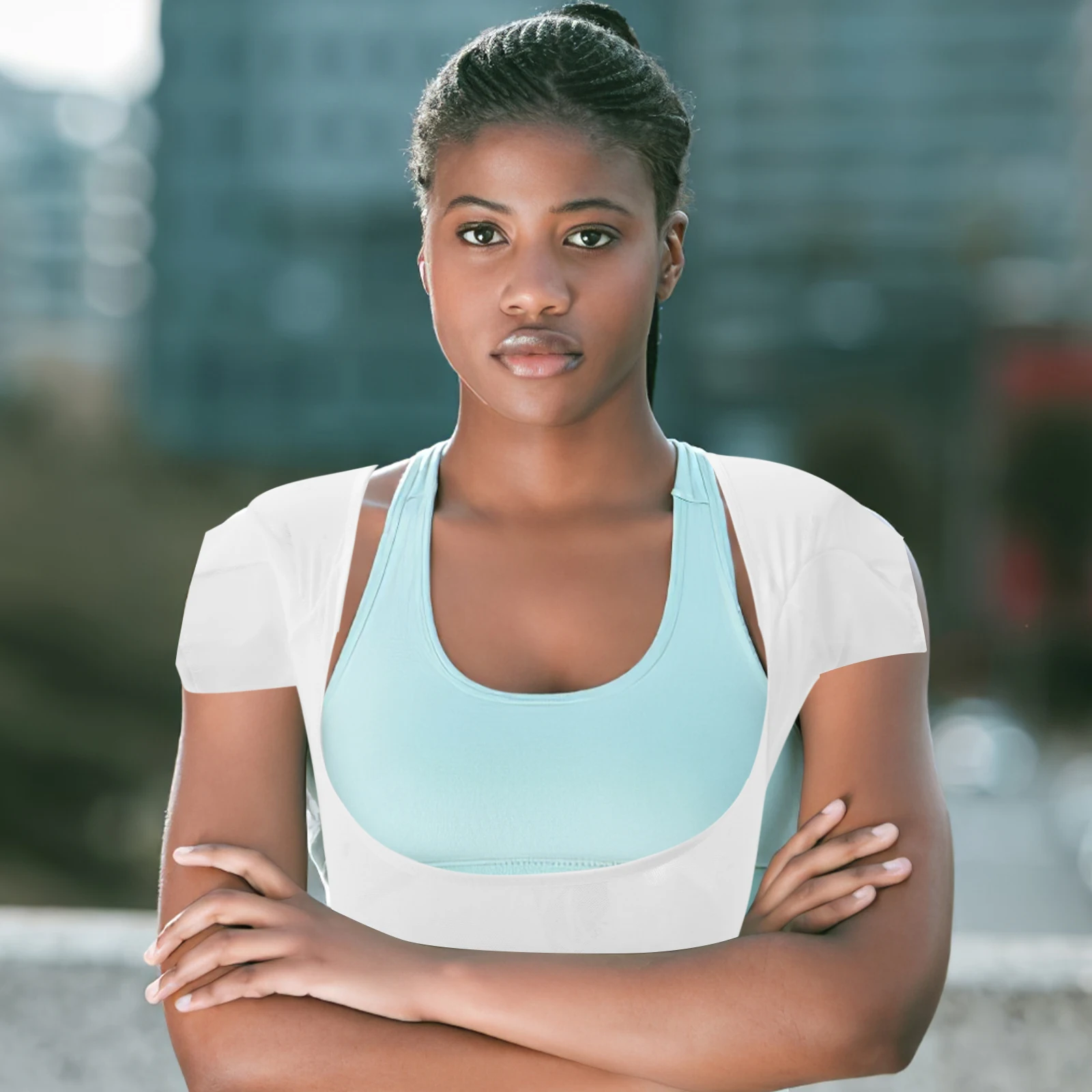 

Armpit Sweat Underarm Vest Underarm Sweat Pad Breathable Summer Washable Reusable Thin Women 115-150 Pounds Skin Net Cloth