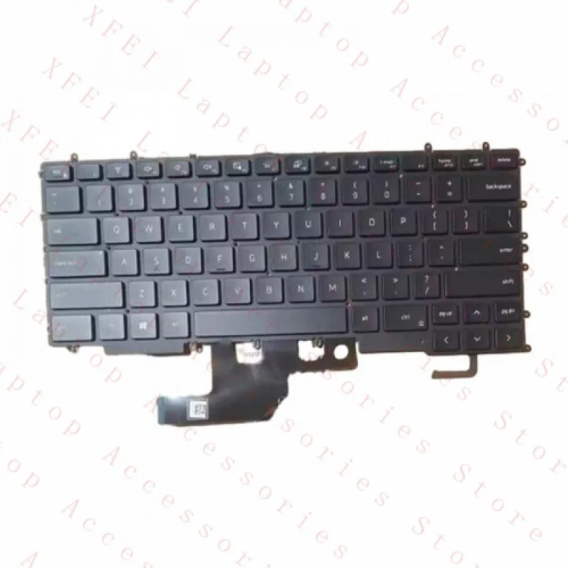 

F Keyboard W Color Backlit 012PWN 0KN4-0TUS11 202048C00M6 For DELL G7 15 7500