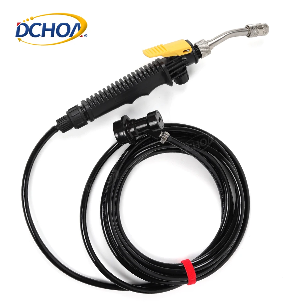 DCHOA Car Washing Garden Watering Gun Washing Bucket Car Detailing Accessories 4/6 Meters Hose Metal Nozzle With Strong Handle