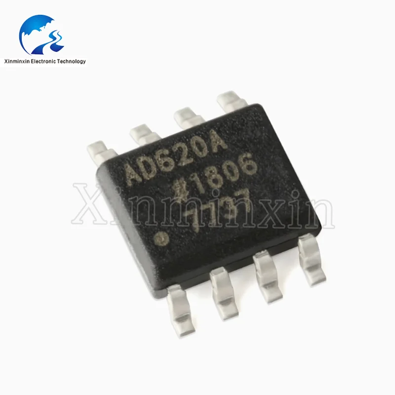 1PCS/LOT AD620ARZ-REEL7 SOIC-8 Instrumentation amplifier  IC chip new original in stock