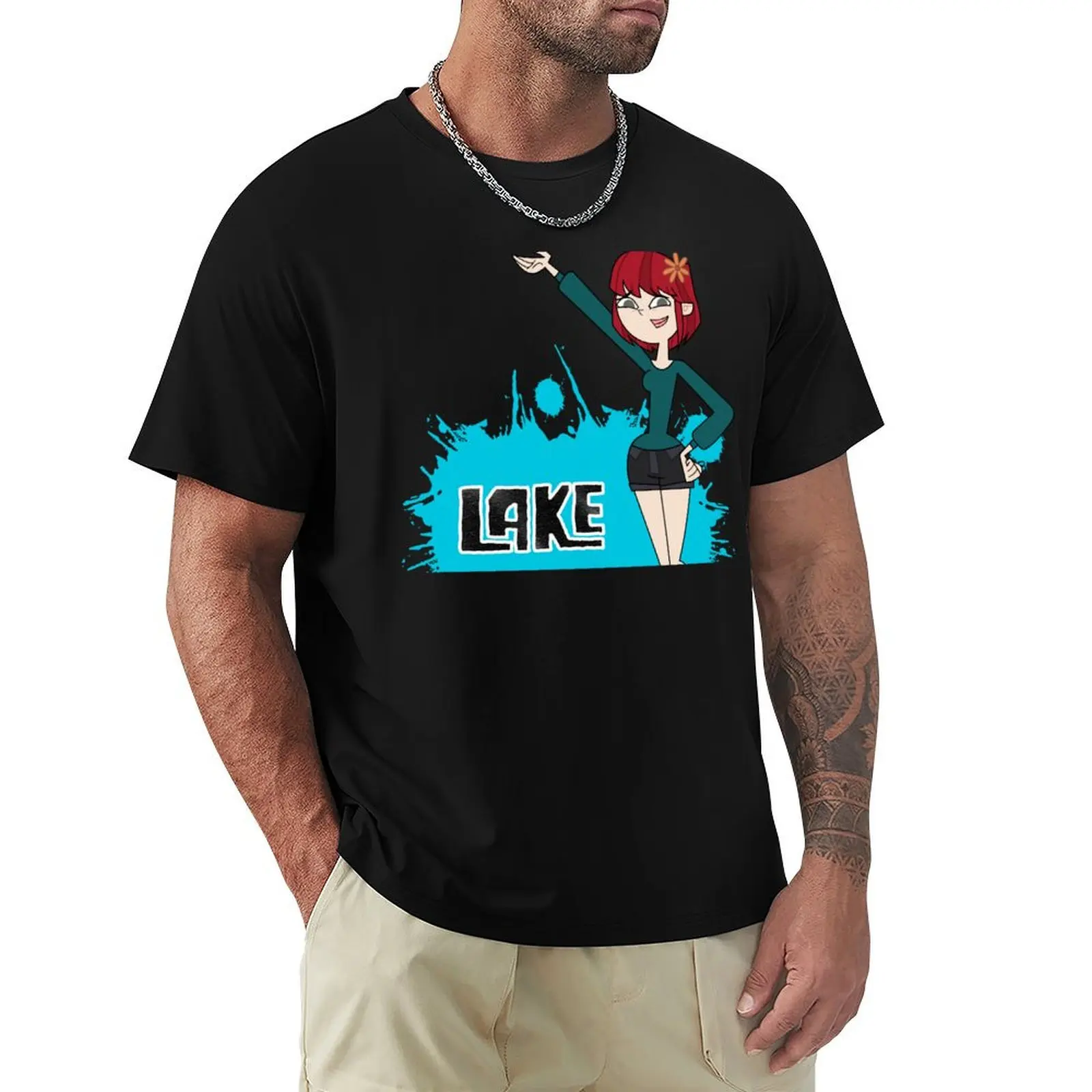 Lago Müller, Campamento de Aventuras Allstars! Camiseta Casual Minimalista de Manga Corta