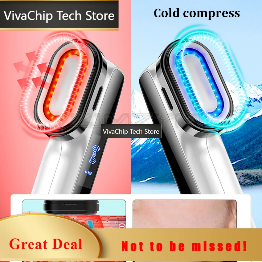 VivaCTElectric Face Lifting Massager Ems Micro-current Face Lifting Tightening Home Photorejuvenation RF Beauty Instrument Massa