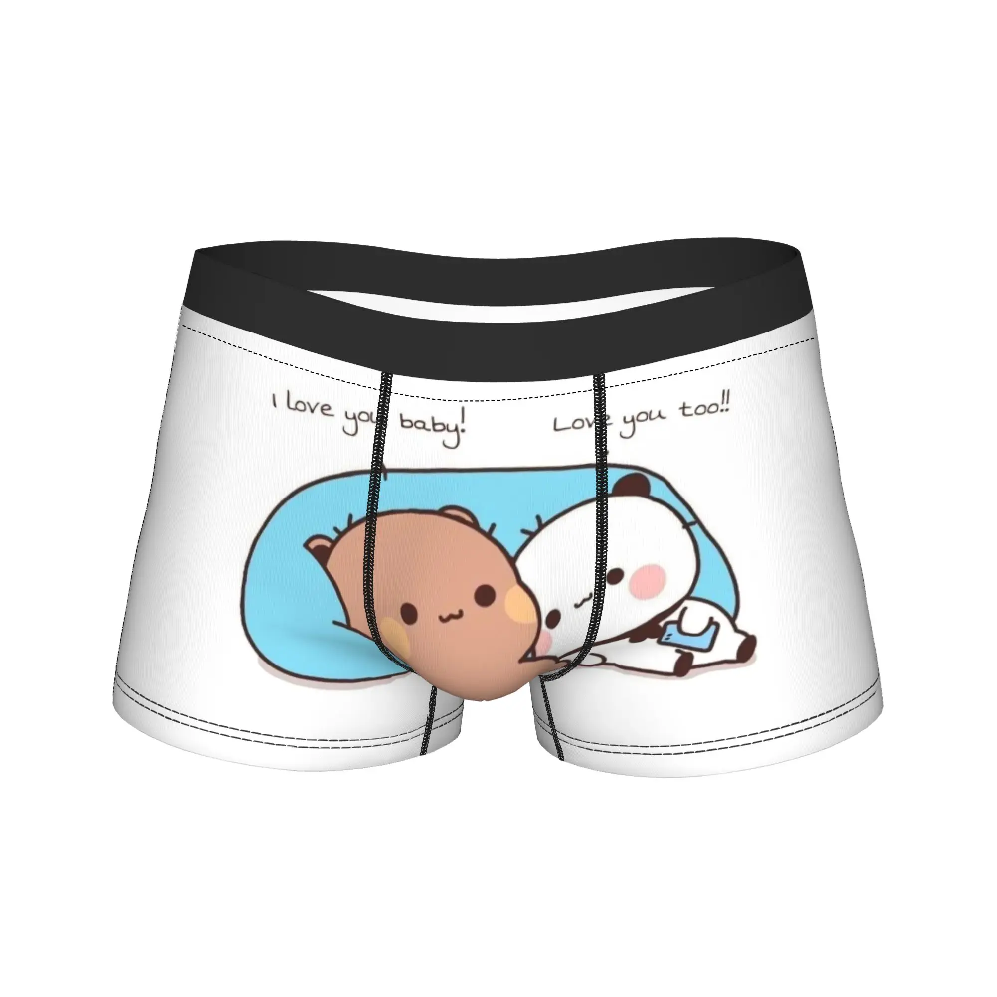 

Bubu Dudu Panda Bear Underwear Men Boxer Brief Novelty Trunk Trenky Customs Oversize Underpants