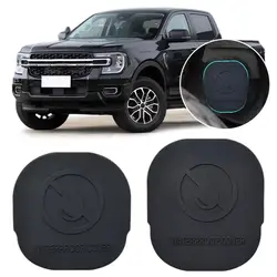 2PCS For Ford Ranger 2023~2024 Rear Axle Rubber Protective Cover Back Frame Beam Sealing Sandproof Mat Accessories