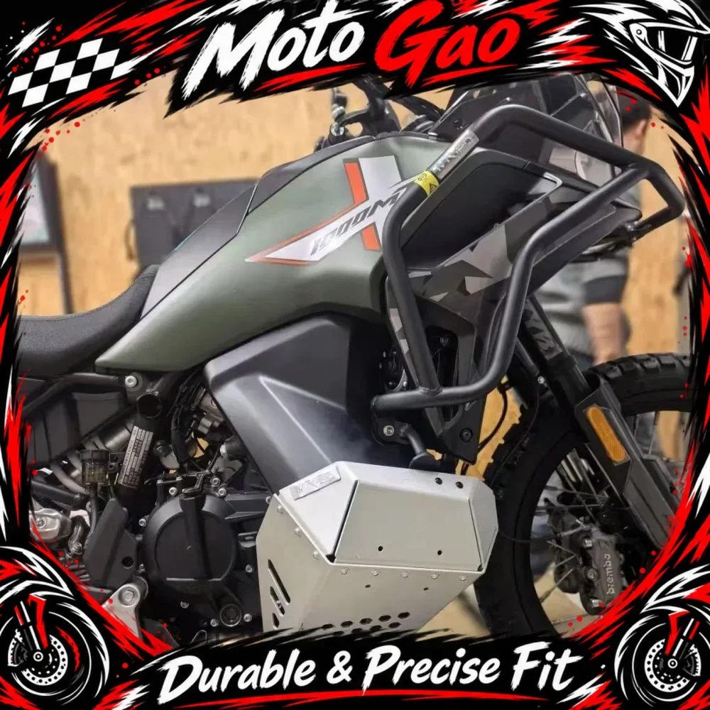 Motorcycle accessories: Engine guard, armor plating, chassis skid plate, skid plate protector for 800MTX and 1000MTX models.