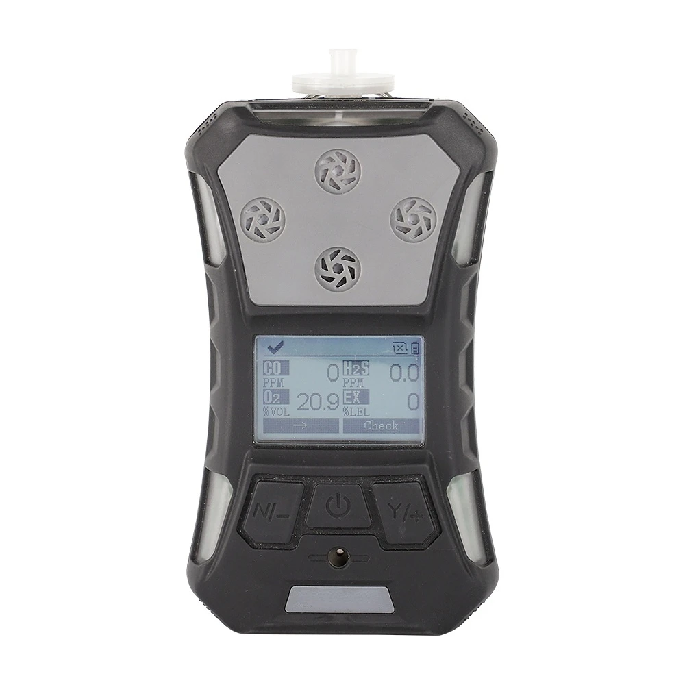 4 in 1 CO H2S O2 LEL EX CH4 HC Portable Pumping Gas Leak Detector Meter Tester IECEX ATEX CE ISO9001