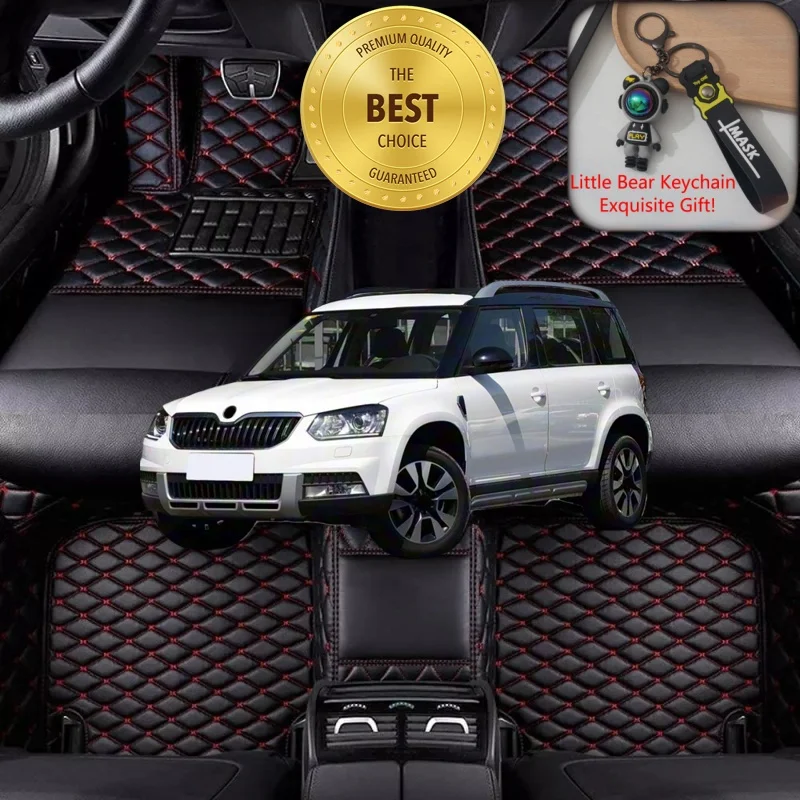 

Customized Fit for Skoda Yeti 2009-2018 Car Floor Mats Car Accessories Tailored Luxury Auto Carpet Mats Left/Right-hand Drive