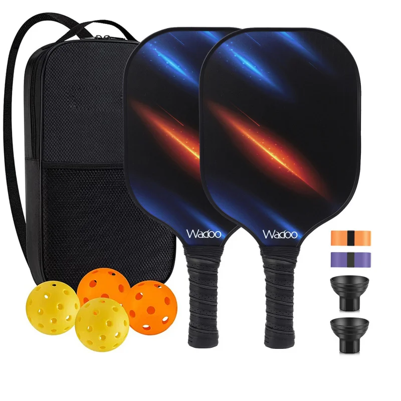set-di-racchette-da-pickleball-in-fibra-di-carbonio-kit-per-esterni-con-palline-borsa-per-il-trasporto-nastri-grip-raccoglipalline-in-silicone-attrezzatura-per-allenamento