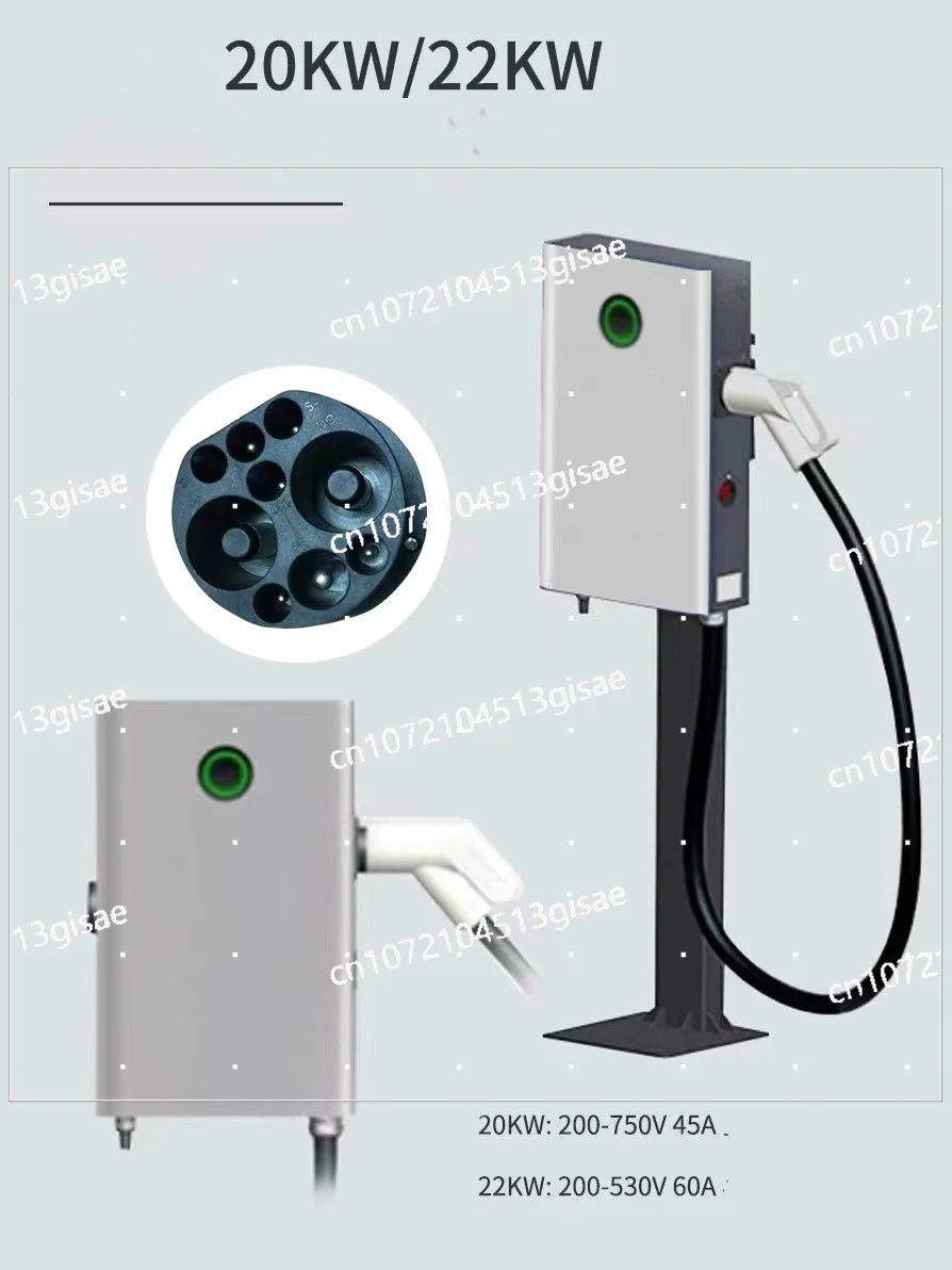 22kw DC Wallbox Fast Charger CCS2 PLUG Electric Cars Ev Charger Fast Charging Station