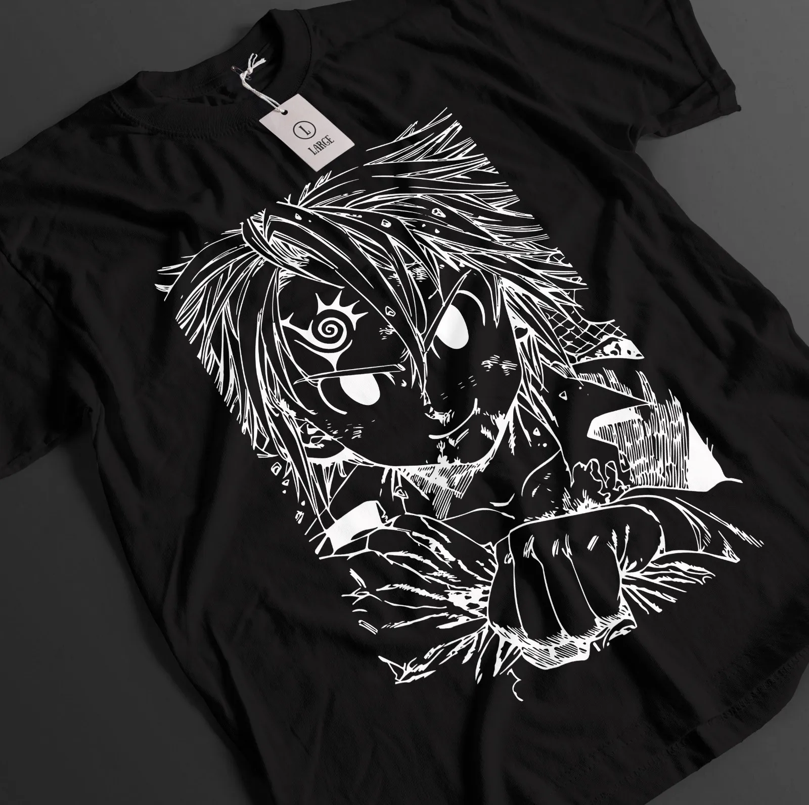 Seven Deadly Sins Shirt Meliodas Tshirt Ban T-Shirt Escanor Top Anime Unisex Tee