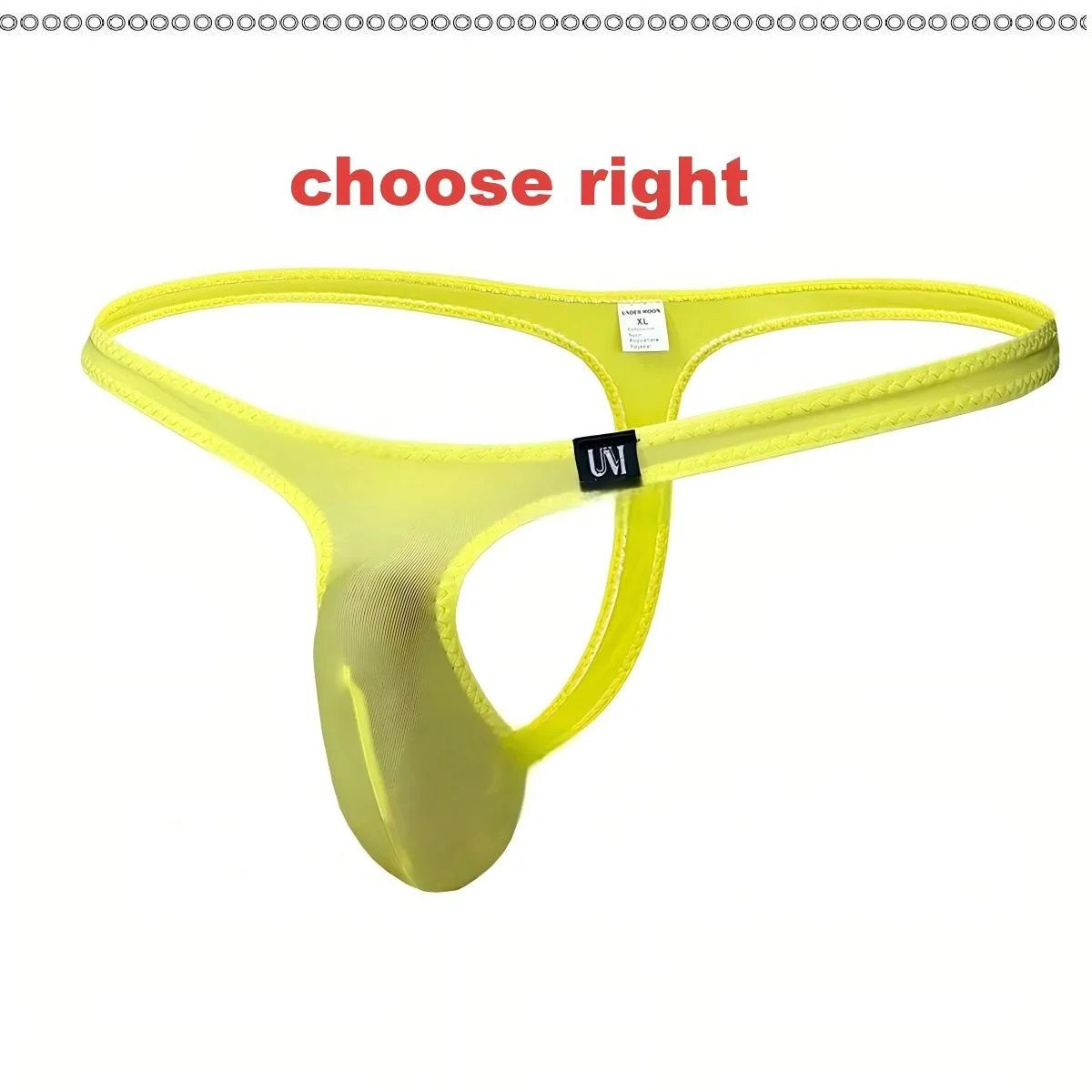 الرجال منخفضة الخصر منحني الحرير الجليد بلون ثونغ نمط جديد الصاعد g-سلسلة القضيب الحقيبة سيور للرجال