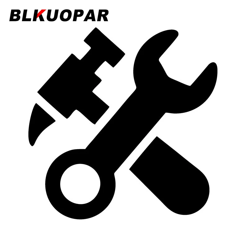 

BLKUOPAR Cartoon Style Hammer Tools Car Stickers Personality Vinyl Decal Scratch-Proof Die Cut Motorcycle VAN Car Styling