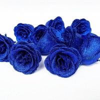 Golden Pink Blue Fairy Simulation Crystal Rose Romantic Valentine's Day Sparkling Rose Family Atmosphere Decoration Shooting Set
