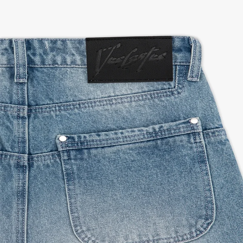 Y2K الجينز المغسول المتعثرة خمر النسر التطريز عالية الخصر مريحة واسعة الساق الجينز الرجال النساء موضة الهيب هوب الشارع الشهير