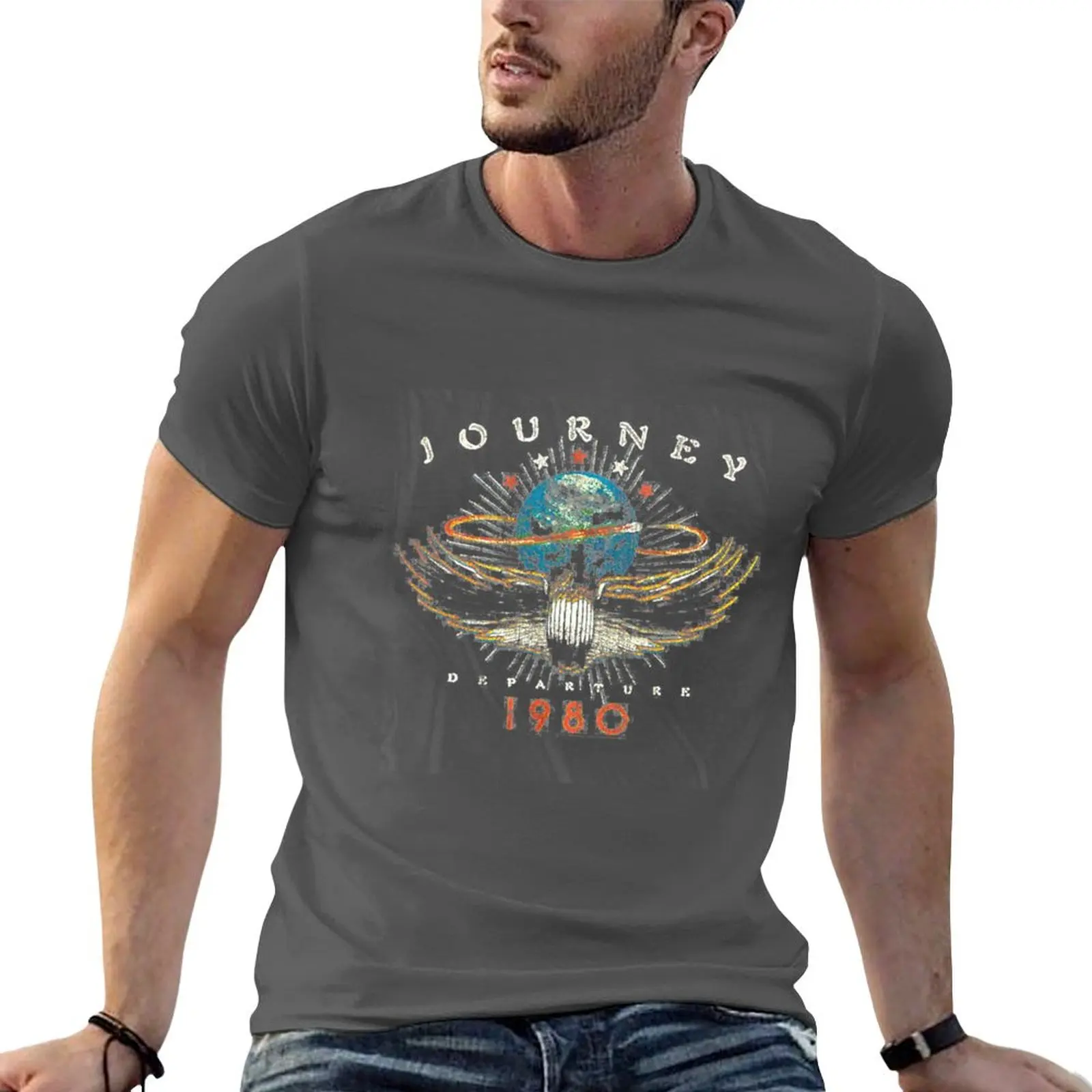 Journey band Music wings T-shirt sports fans Blouse hippie clothes sweat men clothings