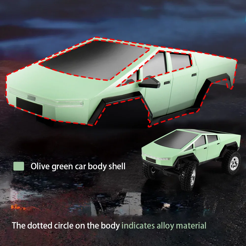 AUSTAR RC Auto Shell 1:18 Auto Gehäuse Simulation Hard Body Pickup Körper Shell Für 1/18 RC Crawler Auto Original Upgrade Teile