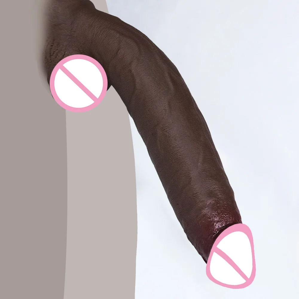 12in Large Dildo Realistic Big Dick Long Butt Plug Erotic Soft Double-Layer Silicone Dildos with Suction Cup Penis Anal Sex Toys view 5