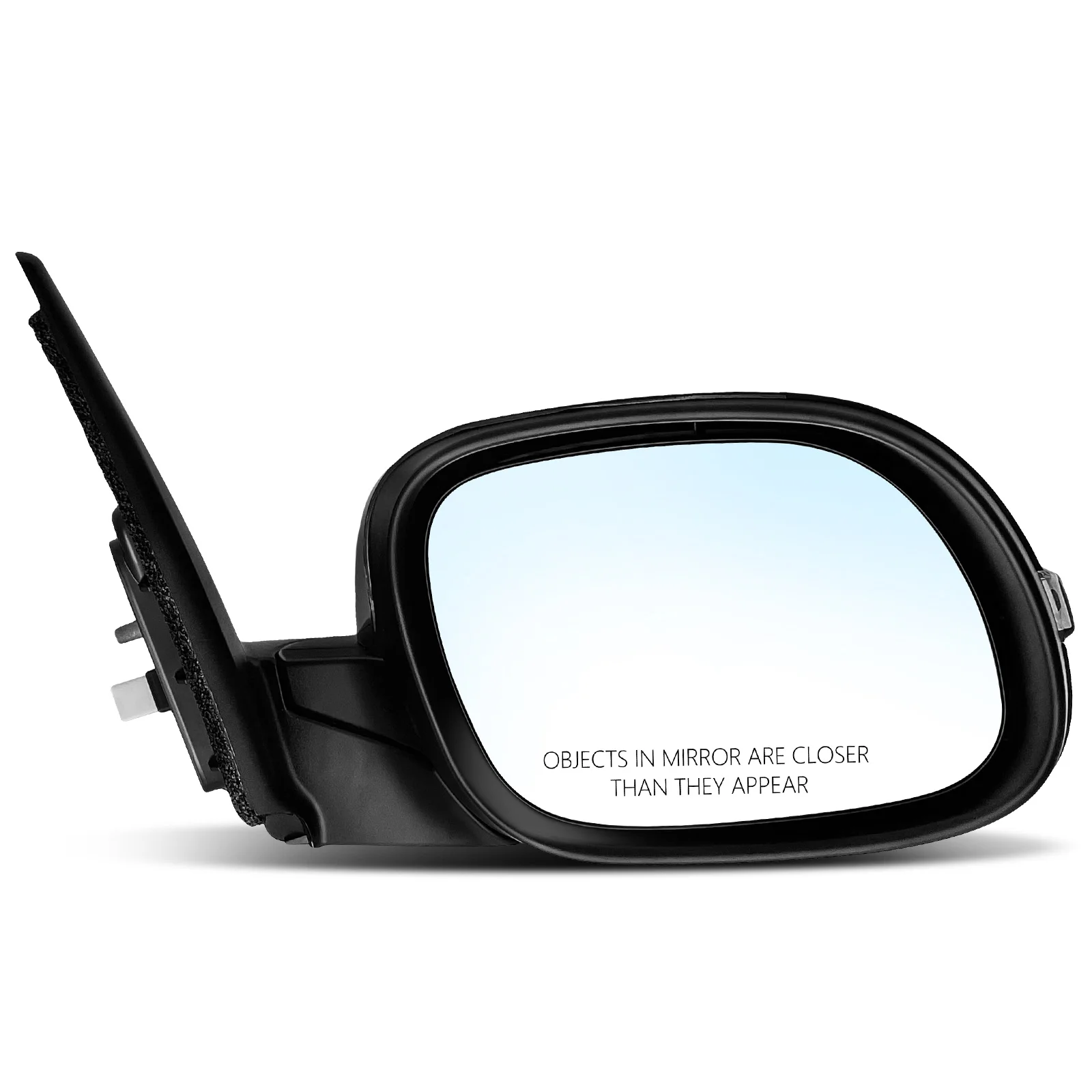 A-Premium Passenger Side Power Door Mirror for Kia Soul 2014-2019 Manual Folding Turn Signal Light Heated Textured Black
