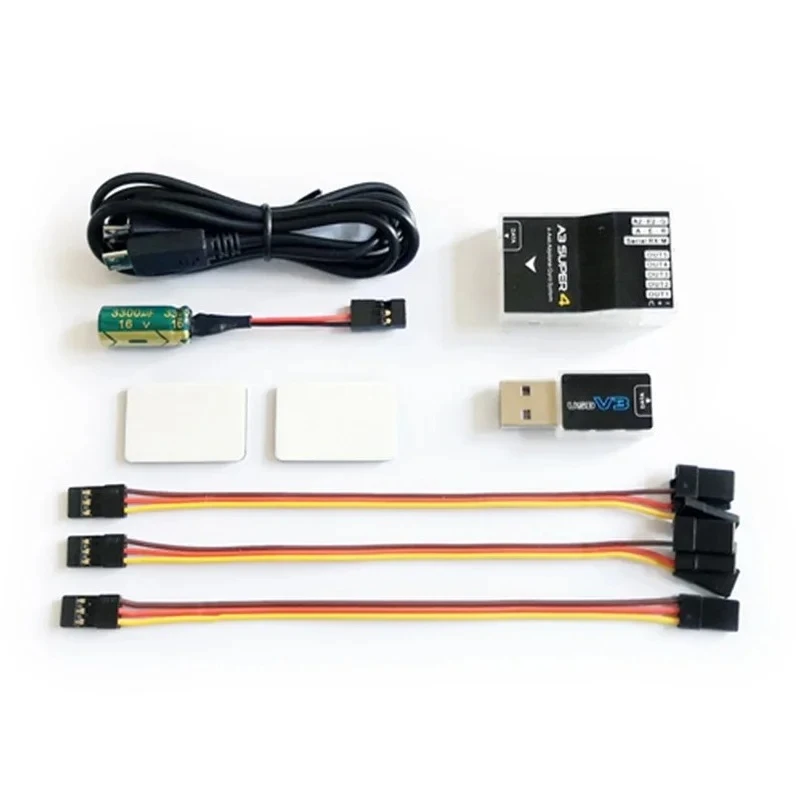 A3 Super 4 6-Axis Gyro Stabilizer Flight Controller for Fixed-Wing RC