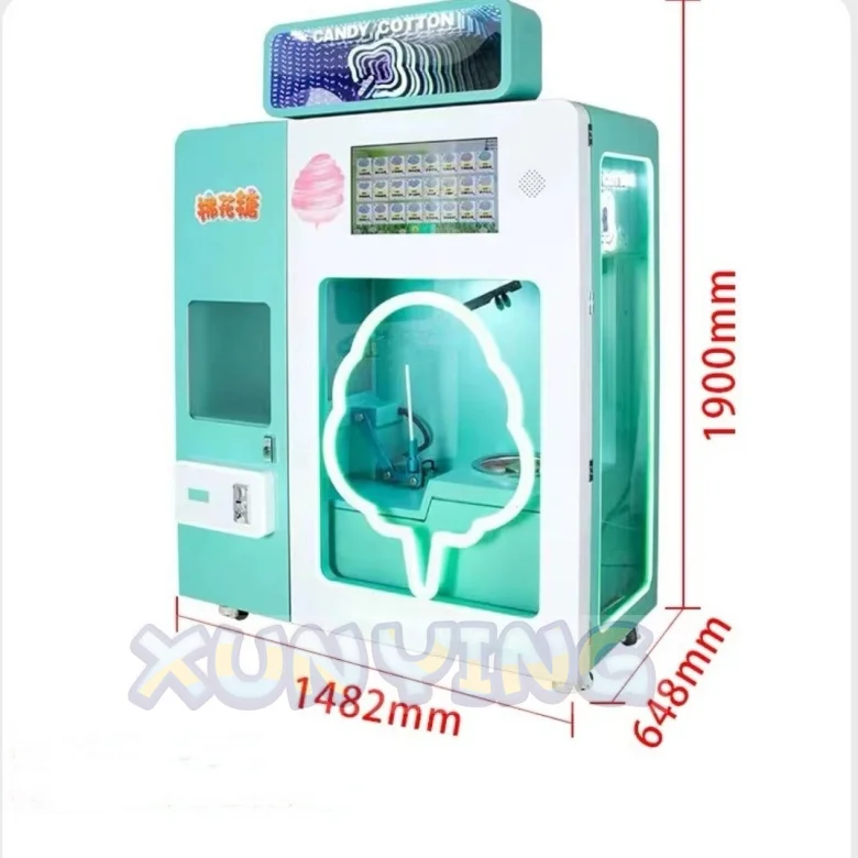 Commercial Full Automatic Crane Machine Cotton Candy Vending for Indoor Use Coin Pusher Game for Kids