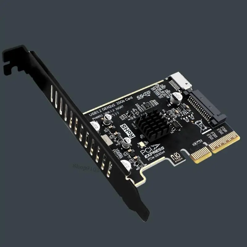 

Fast USB C PCIe Expansion Card With Auto Recognition Feature For Video Transfer Gaming Setups