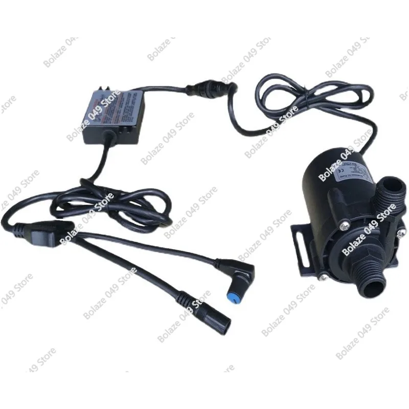 

Маленький насос 12 В 24 В с высокой температурой и большим расходом, циркуляционный бустер с водяным охлаждением, устойчивость к кислотам и щелочам, регулируемая