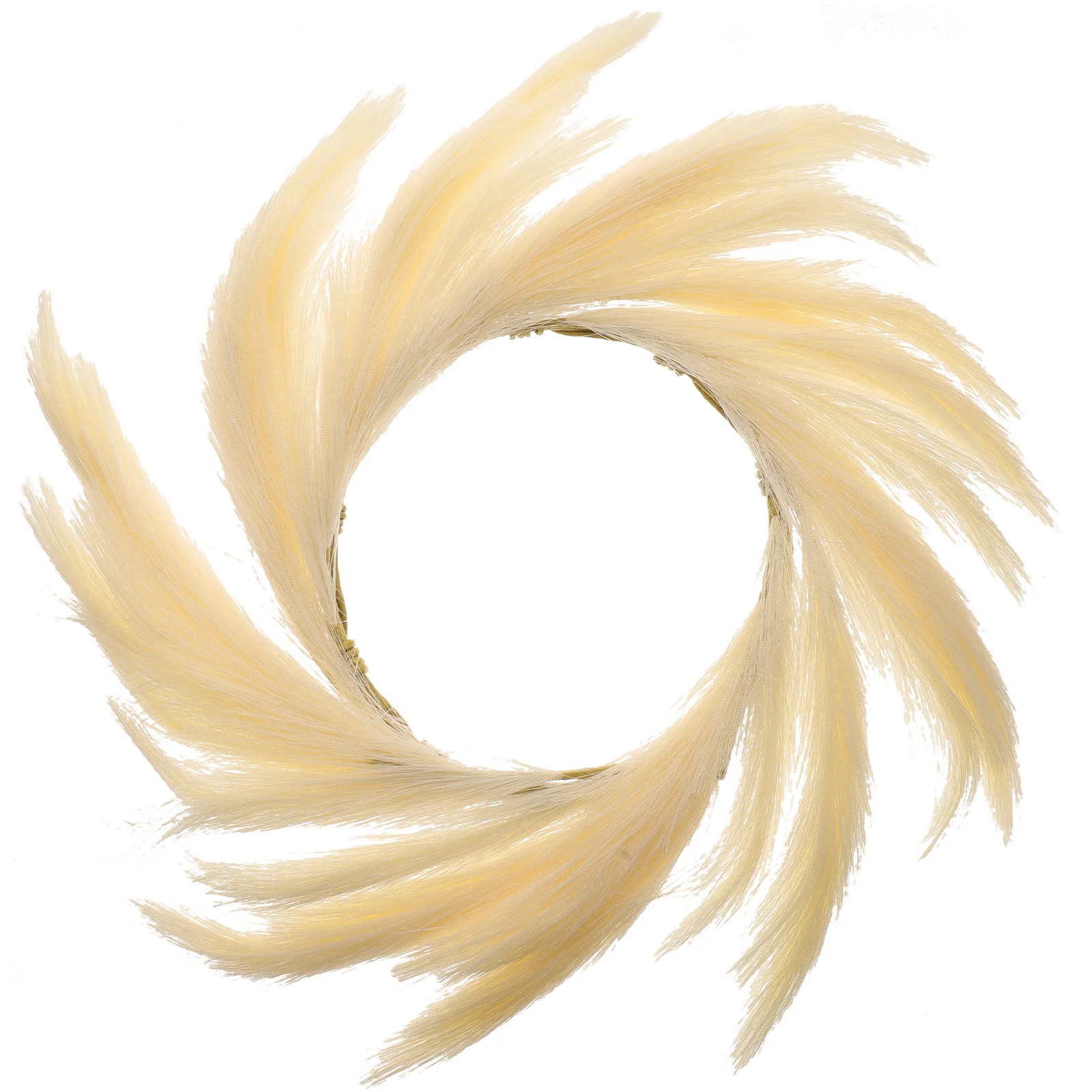 

Farmhouse Wreath Artificial Phragmites Simulated Reed Decor for Living Room Bedroom Banquet Scene Layout Decoration