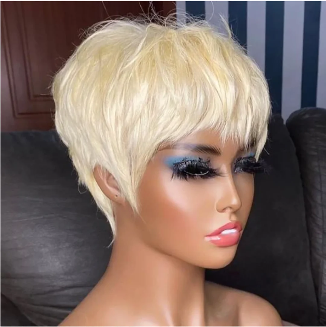 Nicelatus Synthetic Wigs for Black Women Short Pixie Cut Wigs for Black Women Short Hairstyles Wigs for Women