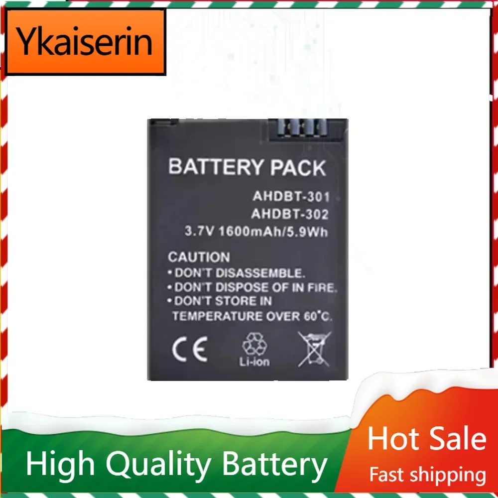 Battery for Gopro Hero 3 3+ AHDBT-301 AHDBT-201 Bateria Warranty