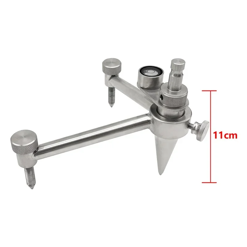 Stainless-Steel Mini Bipod for Mini Prism Pole With  Adapter