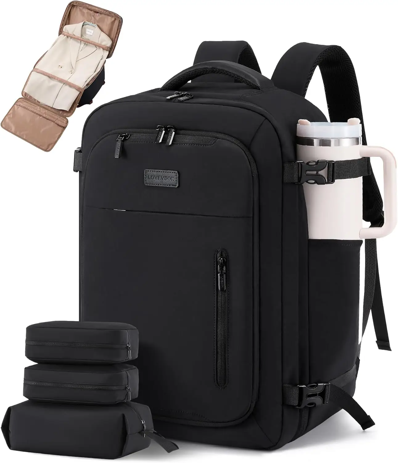 

Рюкзак для путешествий объемом 50 л с отделением для одежды, одобренный TSA, подходит для ноутбуков и деловых поездок