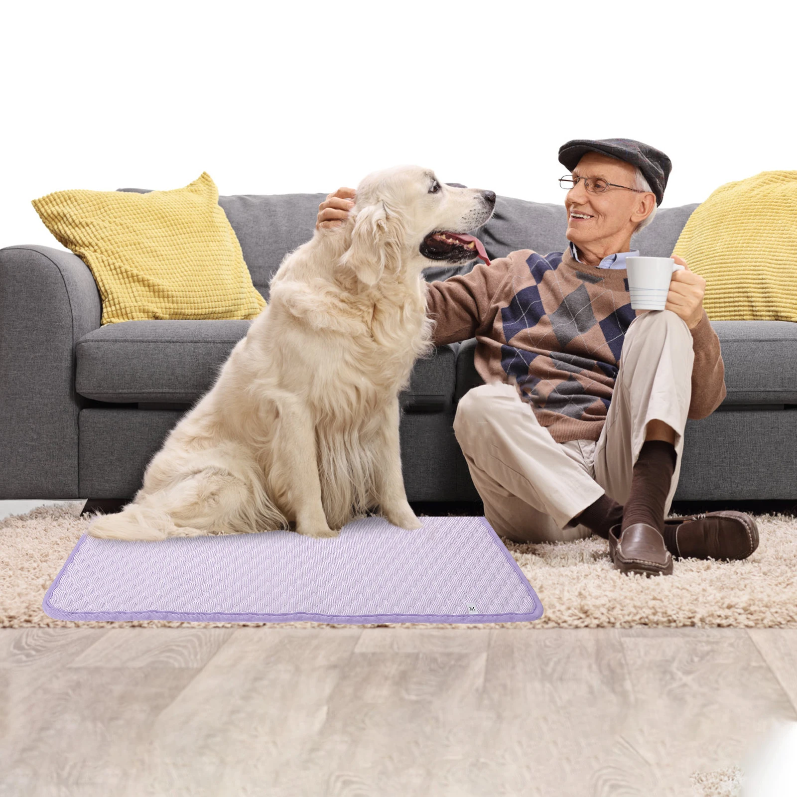 

Ice Pad for Dog Cat Summer Gel Indoor Outdoor Comfortable Breathable Easy Clean Lightweight Portable Dog Summer for Pet