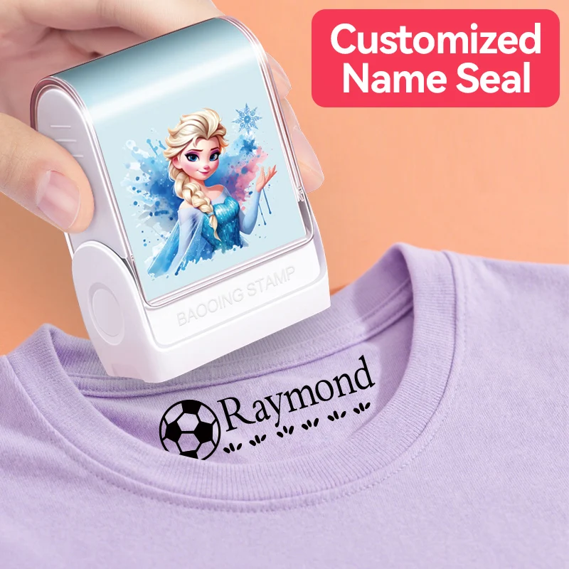 

Disney Stitch Personalized Name Stamp for Organizing School & Office Supplies - Washable Waterproof Ink, Perfect Festival Gift